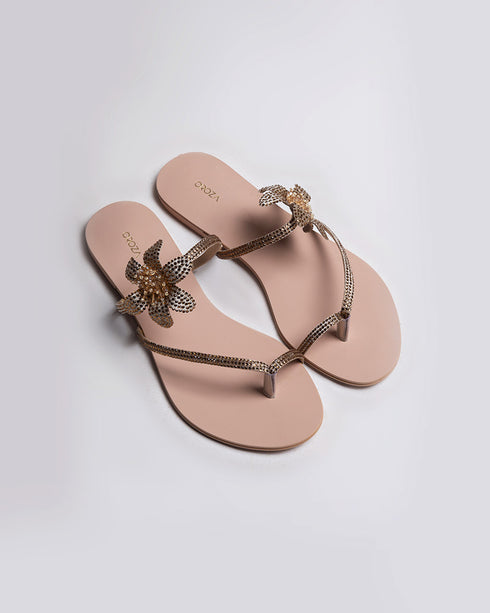 FLEUR Studded Flats
